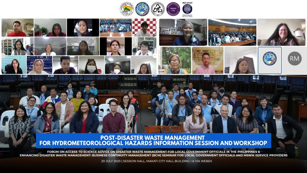 Forum on Access to Science Advice on Disaster Waste Management for Local Government Officials in the&nbsp;Philippines